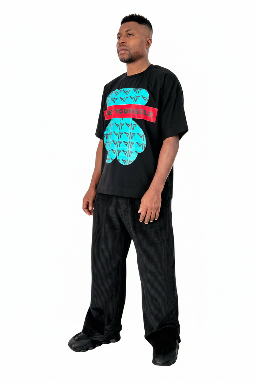 Black Velour Trousers