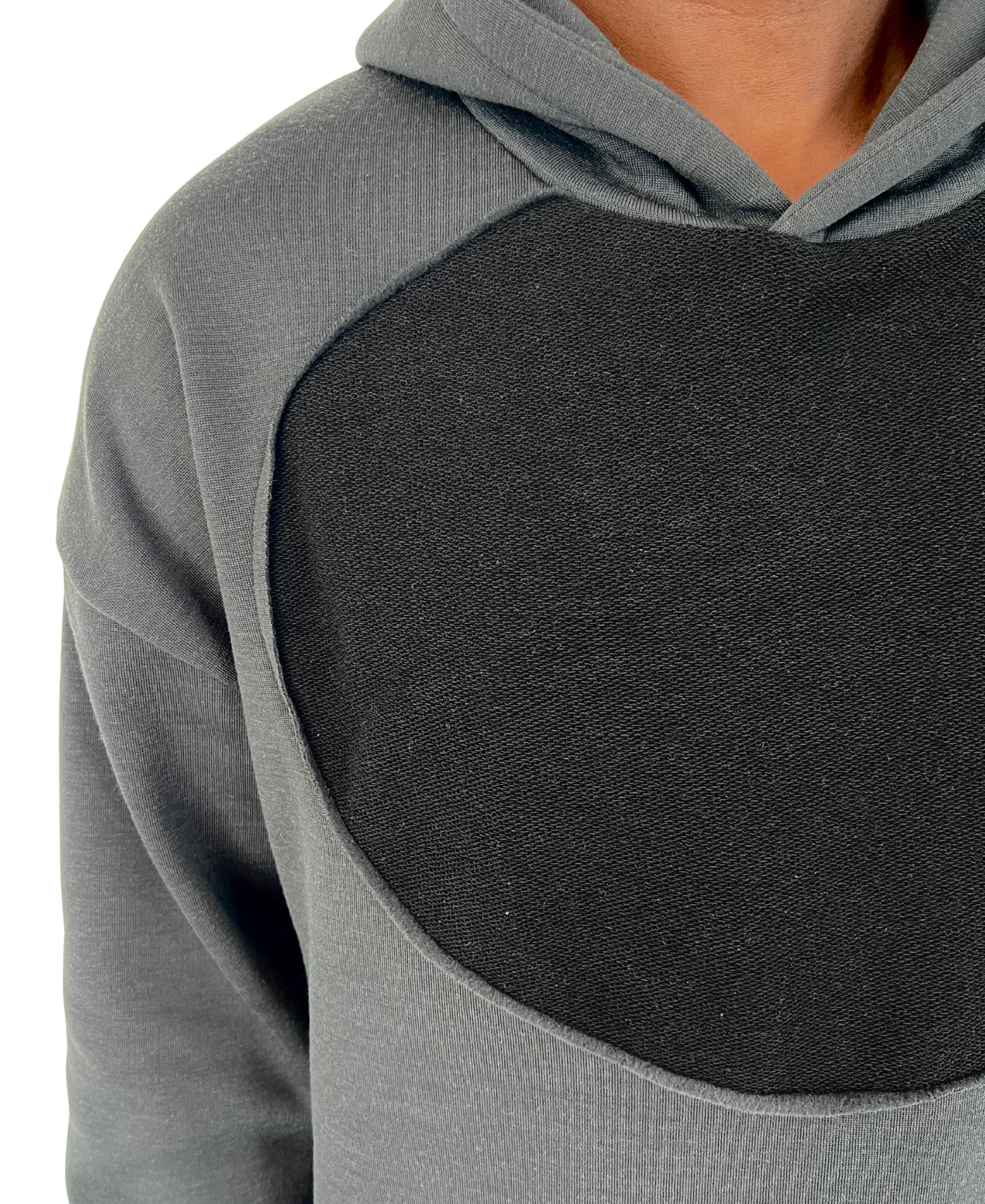 Grey Tracksuit with Black Cut-Out Detail
