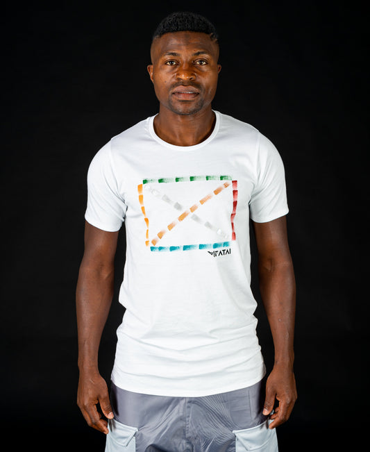 White t-shirt painted - Fatai Style