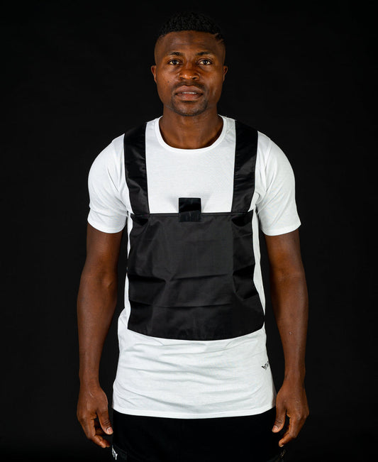 White t-shirt with special panel design - Fatai Style