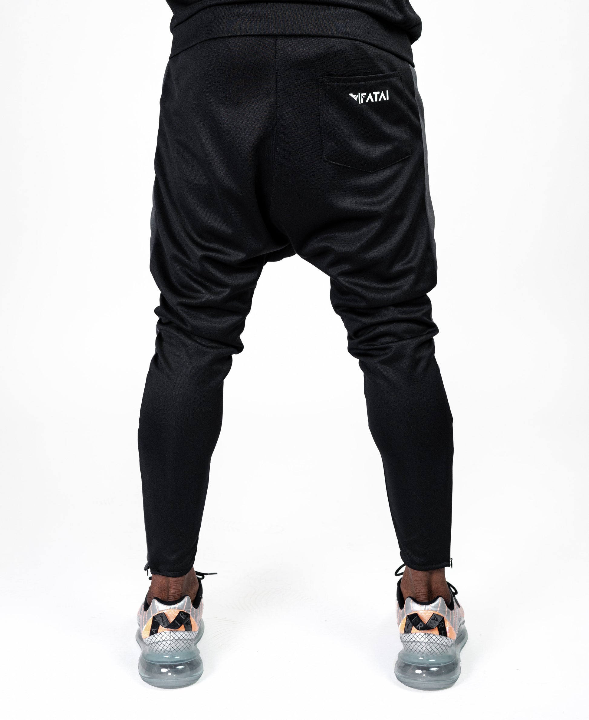 Black trousers with grey line - Fatai Style