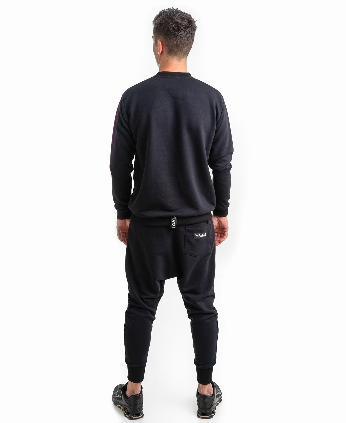Black Tracksuit with Printed Graphic
