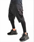 Black 2-in-1 Trousers