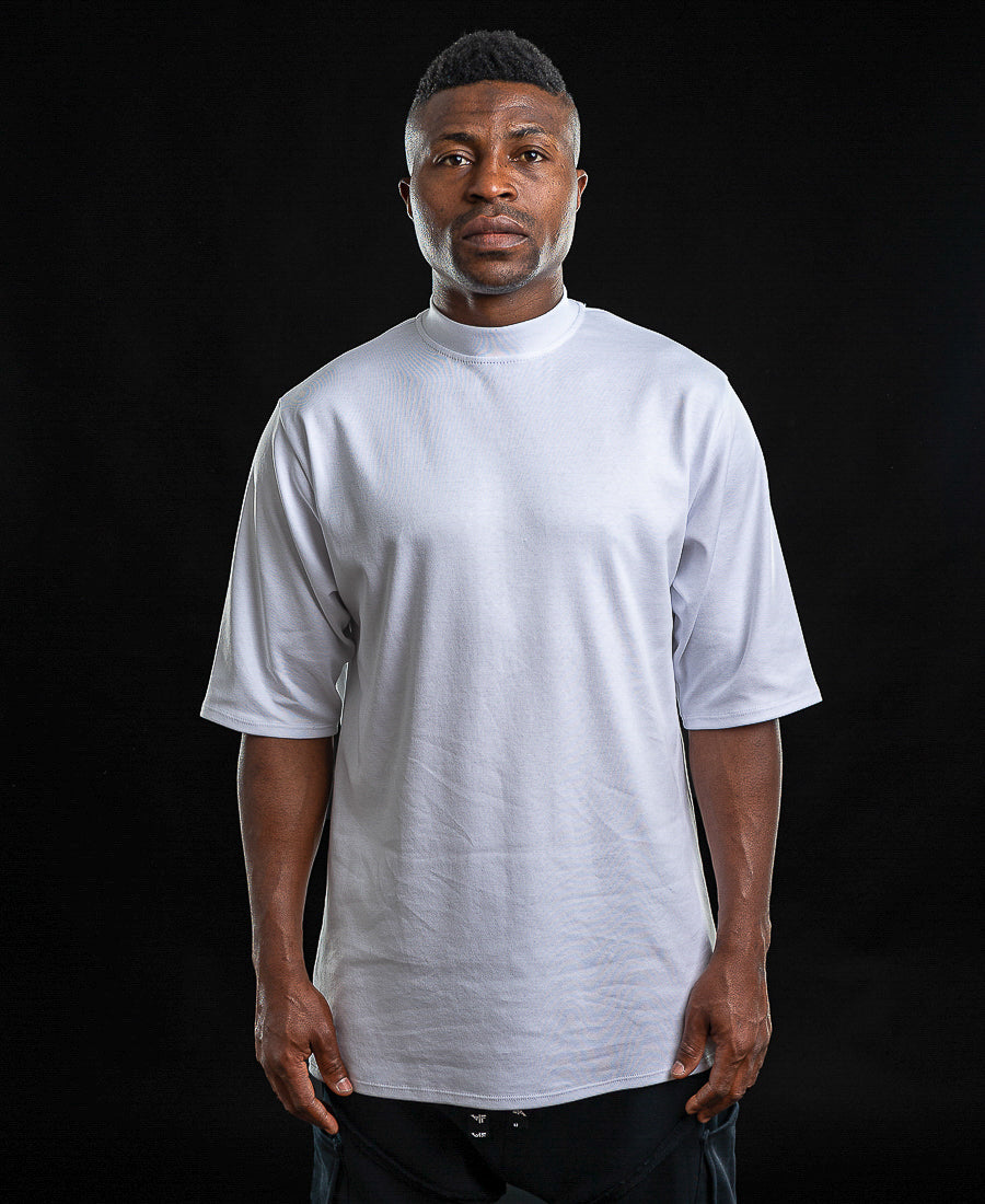 White Sport-Casual T-Shirt