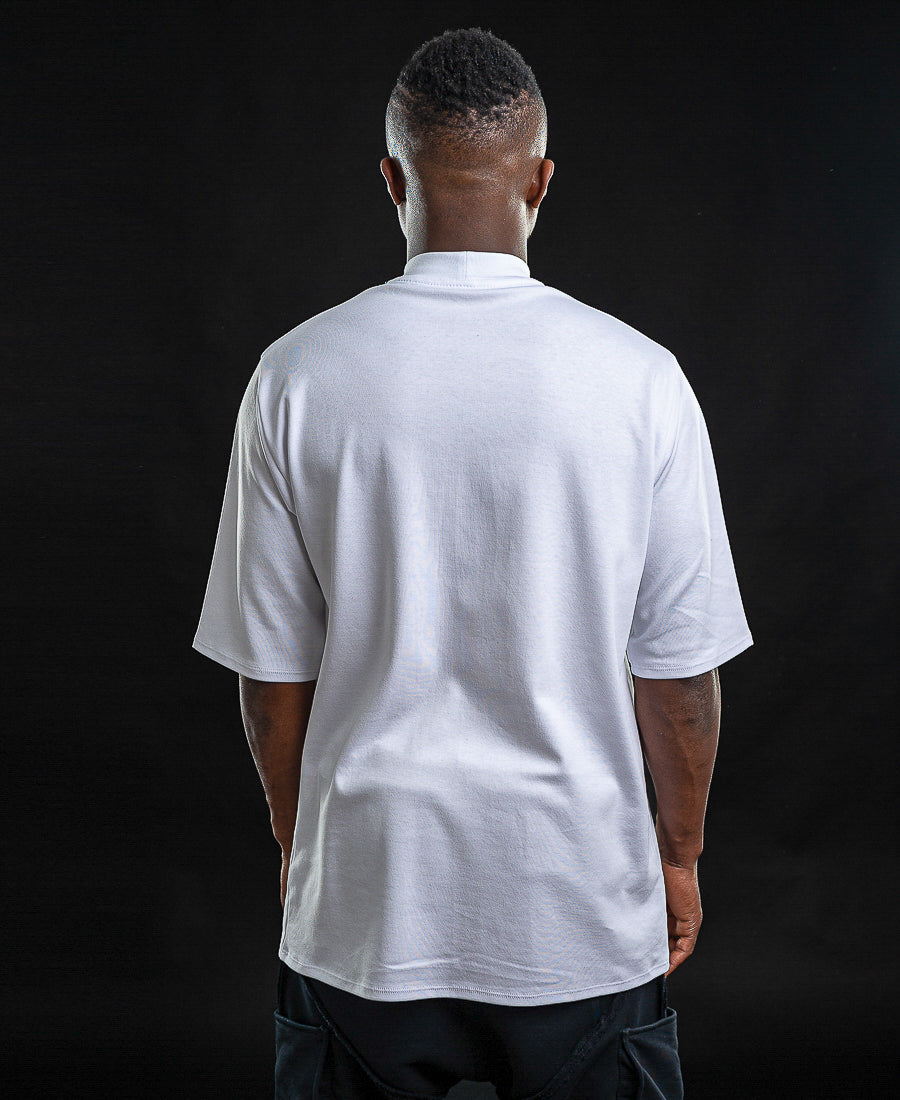 White Sport-Casual T-Shirt