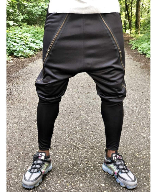 Trousers with two long zip attached - Fatai Style