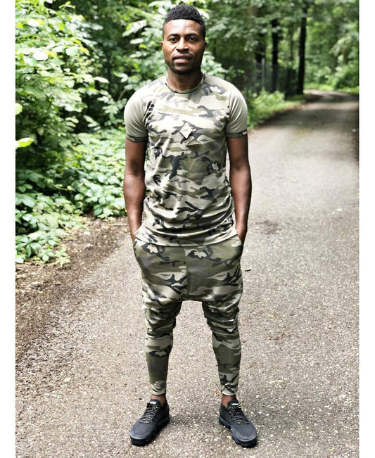 (SET) Tracksuit ''Long Camo'' (t-shirt+trousers) - Fatai Style