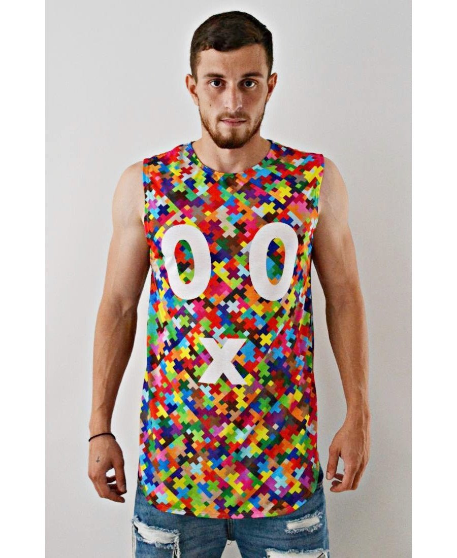 Sleeveless Top ''OxO'' - Fatai Style