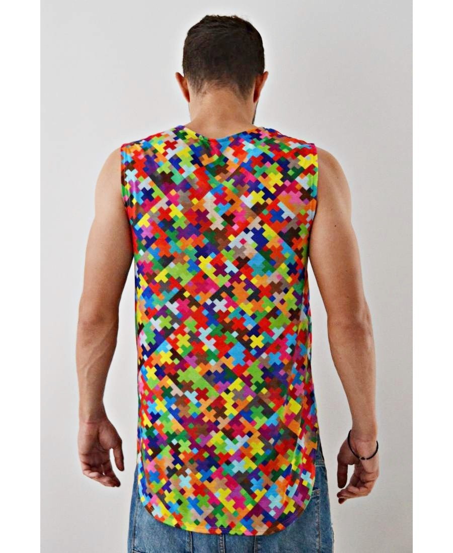 Sleeveless Top ''OxO'' - Fatai Style