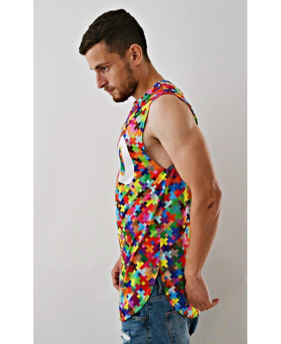 Sleeveless Top ''OxO'' - Fatai Style