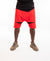 Red short trousers with black cuts - Fatai Style