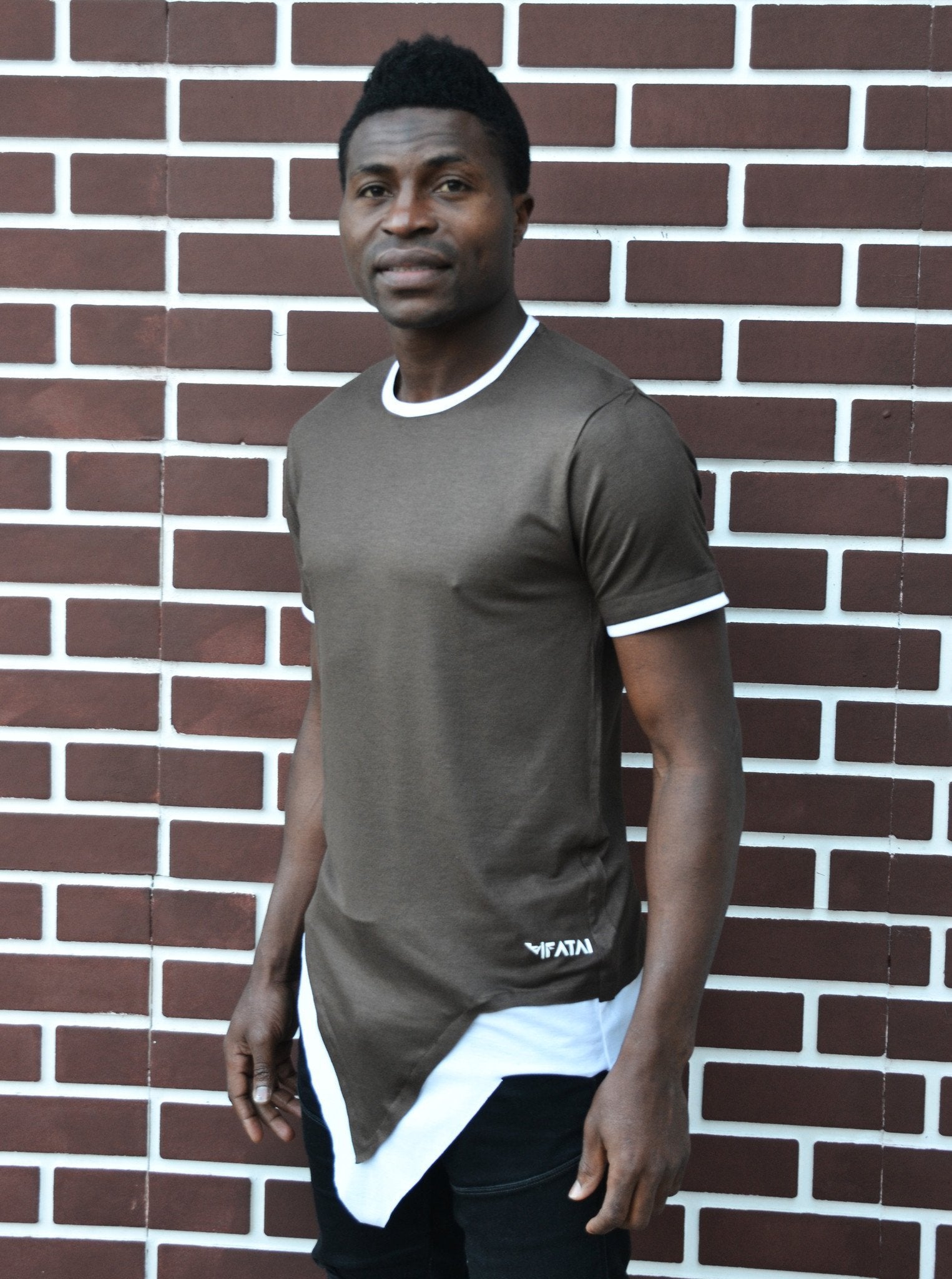T-shirt ''Brown&White'' - Fatai Style