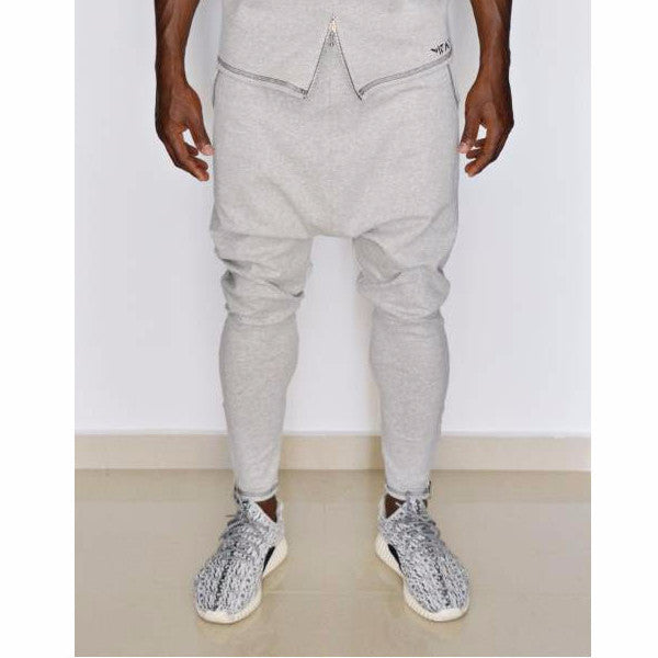 Grey trousers with dark sewing - Fatai Style