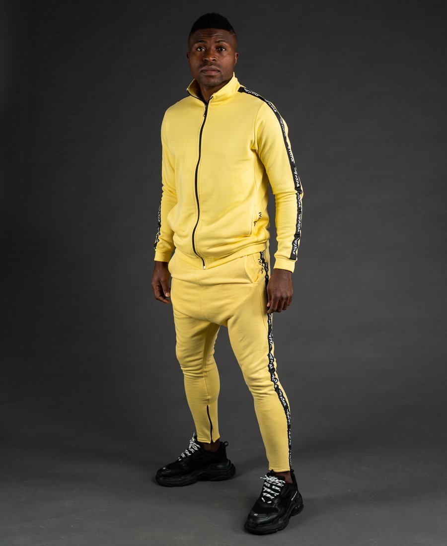 Yellow tracksuit with big F sign Fatai Style