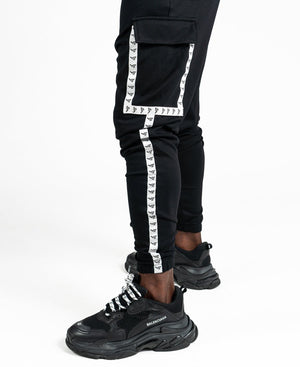 Black trousers with white logo - Fatai Style