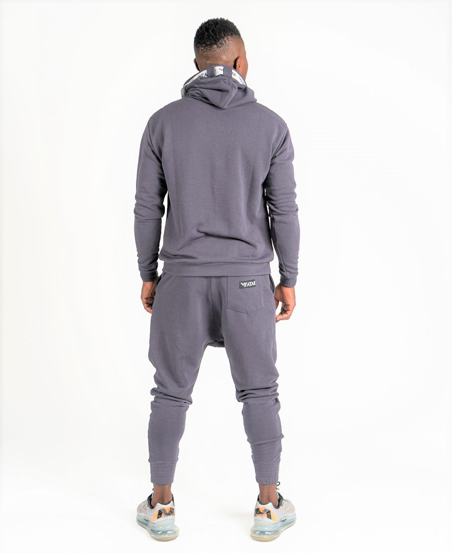 Grey tracksuit with logo design - Fatai Style