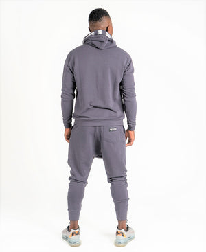 Grey tracksuit with logo design - Fatai Style