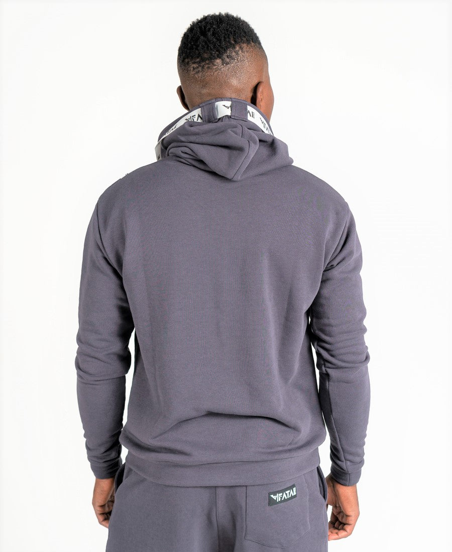 Grey sweater with logo design - Fatai Style