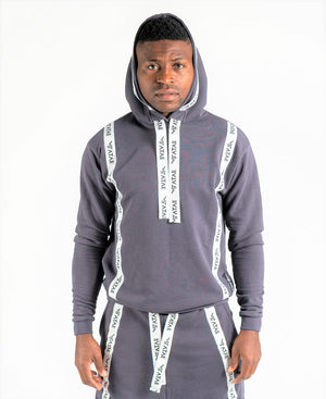 Grey sweater with logo design - Fatai Style