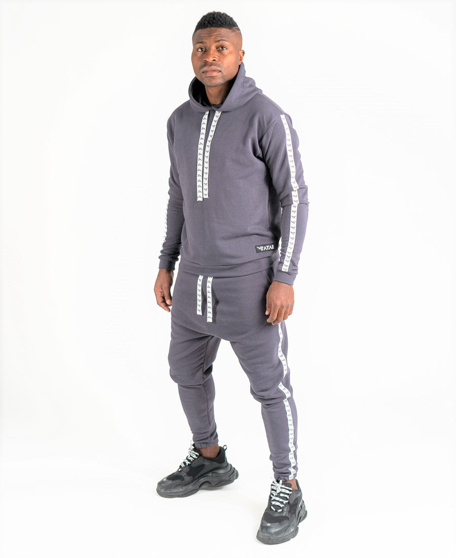 Grey tracksuit with side logo - Fatai Style