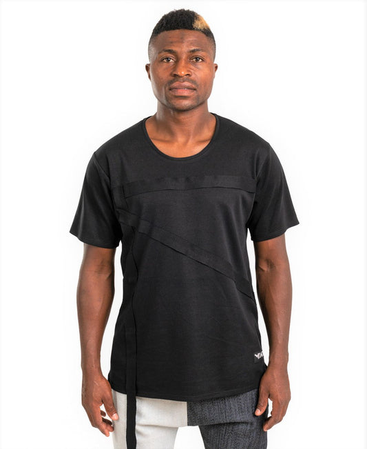Black t-shirt with special design