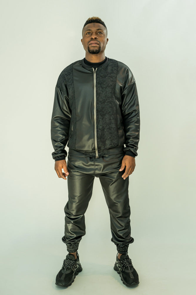 Jacheta cu dublura din material flexibil, de trening