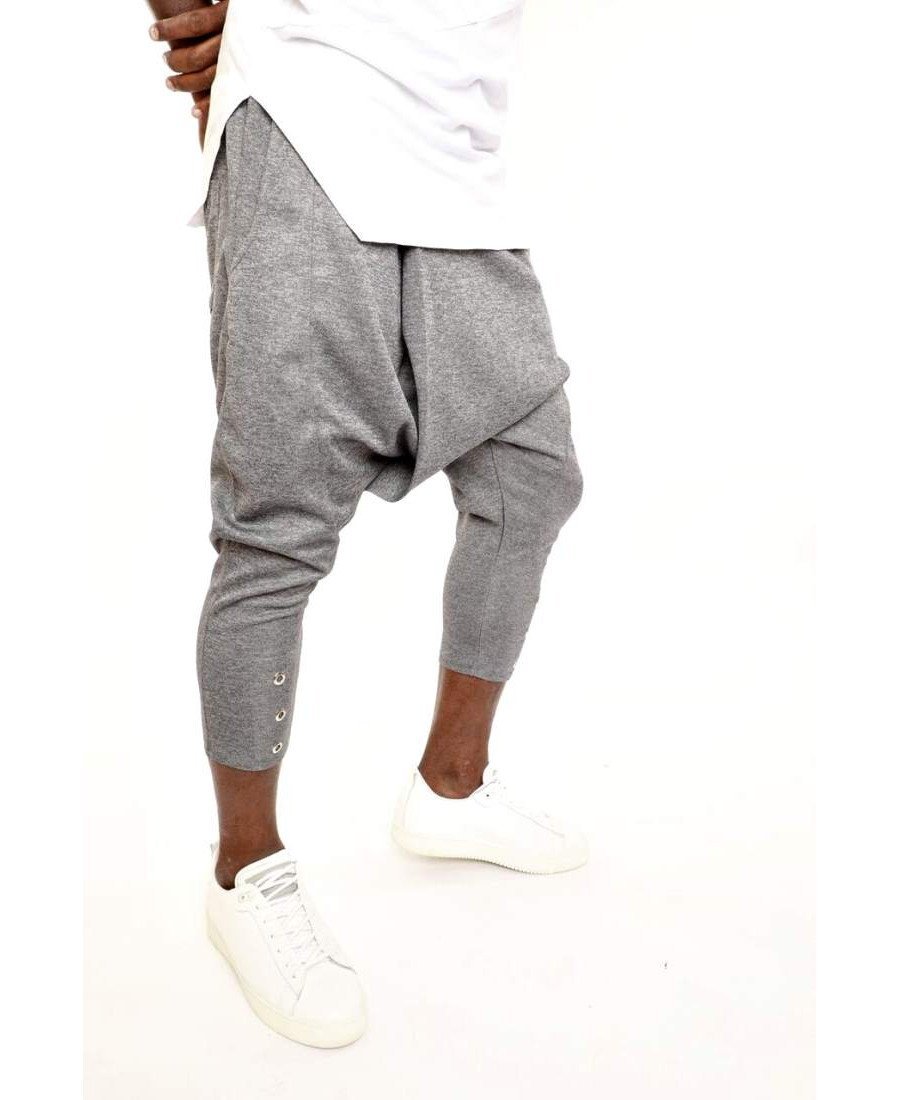 Grey trousers with metal accesories - Fatai Style