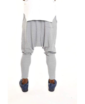 Grey trousers with front design - Fatai Style