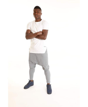 Grey trousers with front design - Fatai Style