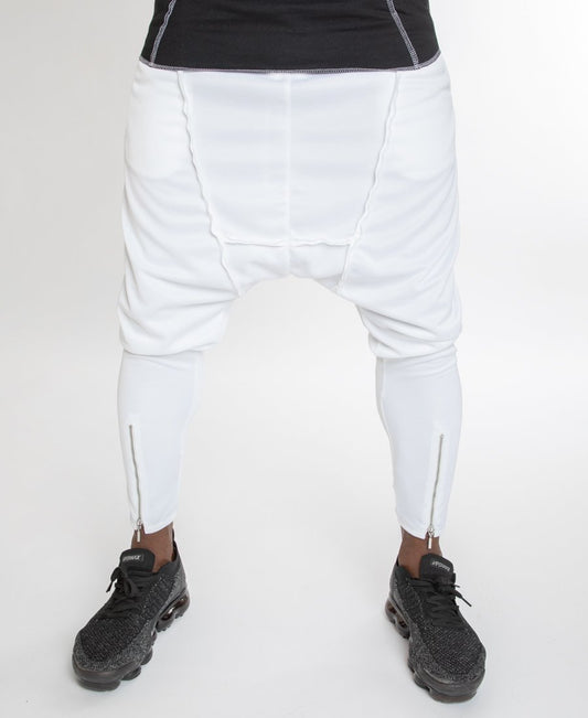 White trousers with front design - Fatai Style