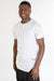 White t-shirt with vertical design - Fatai Style