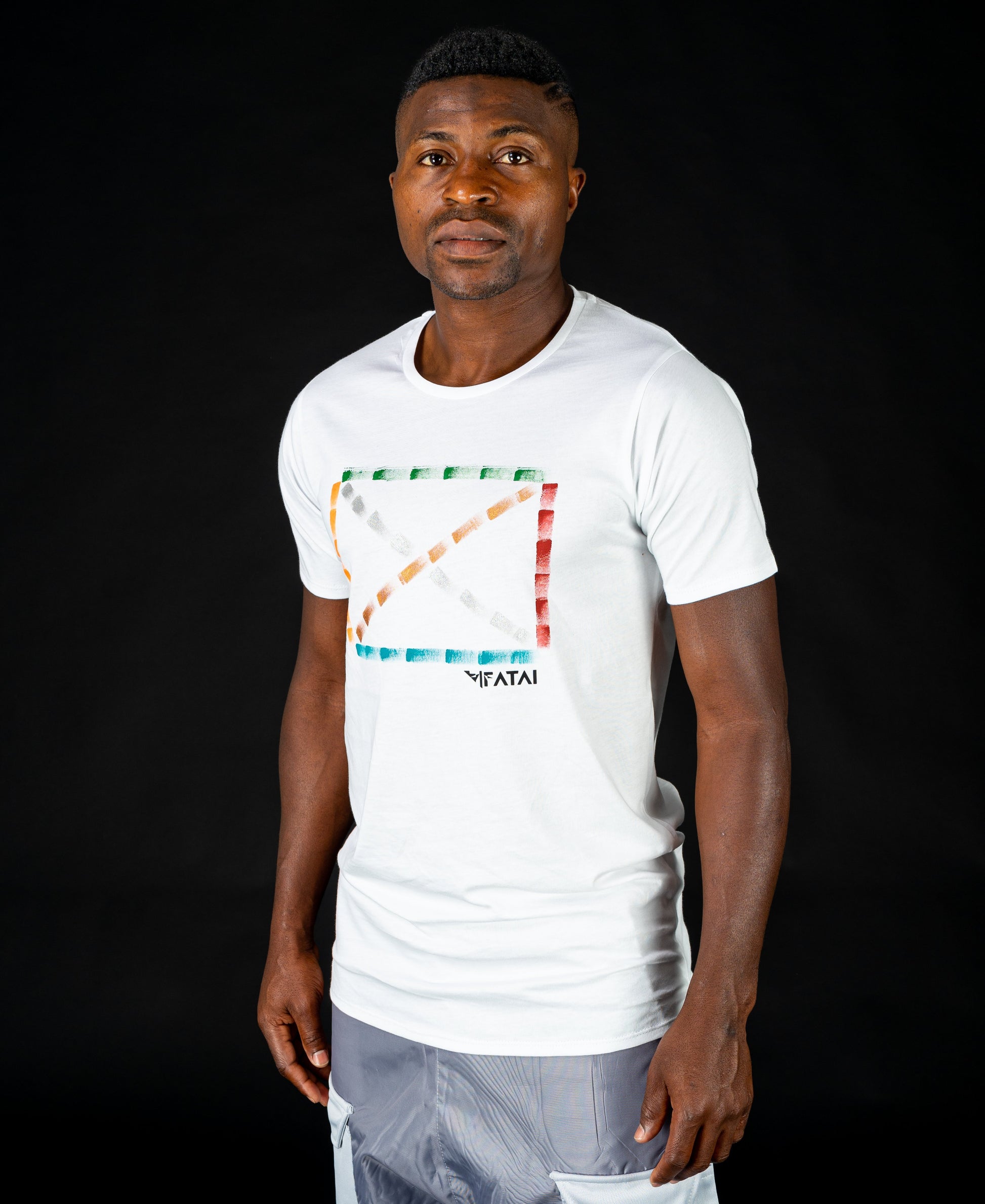White t-shirt painted - Fatai Style