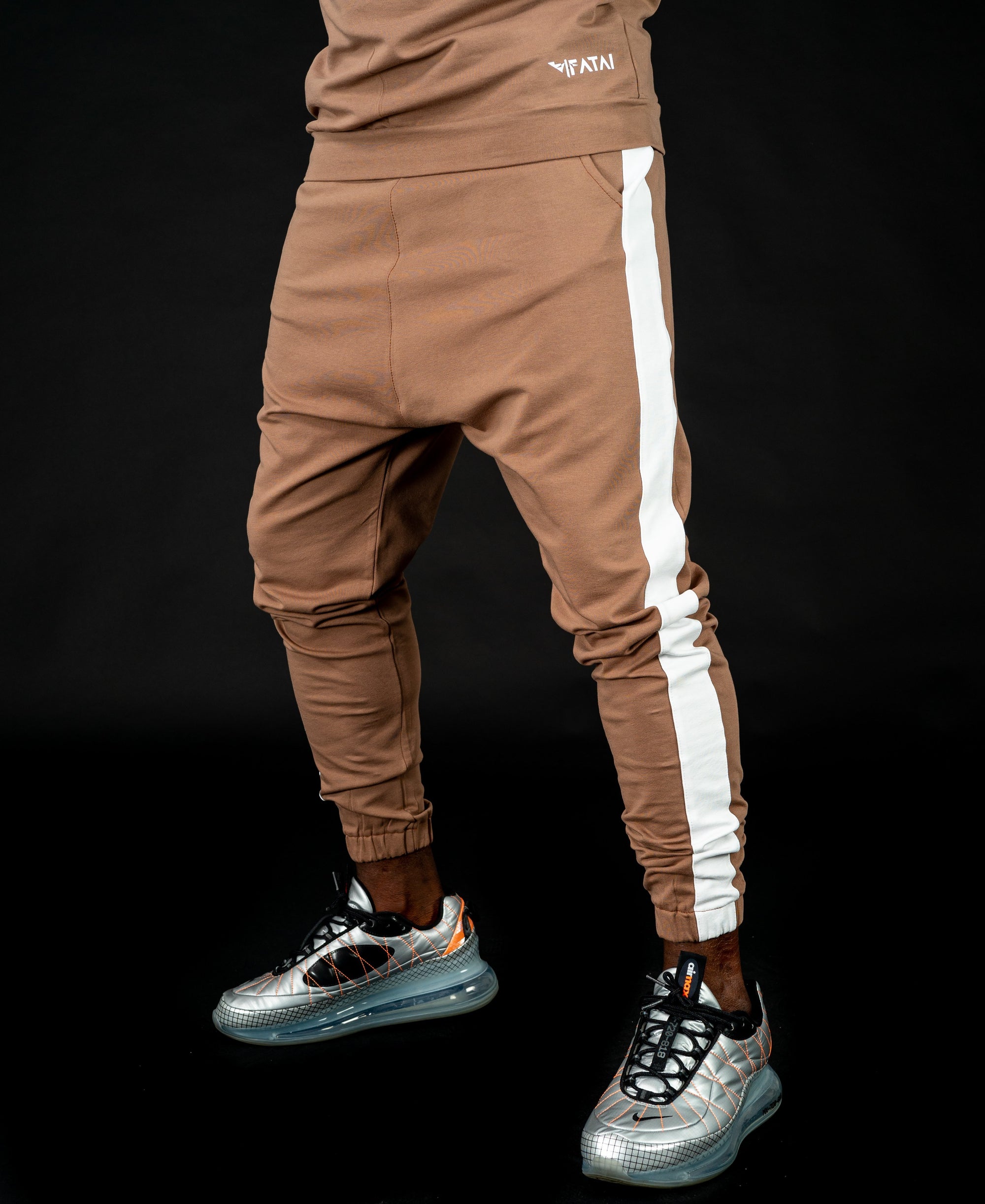 Brown trousers with white line - Fatai Style