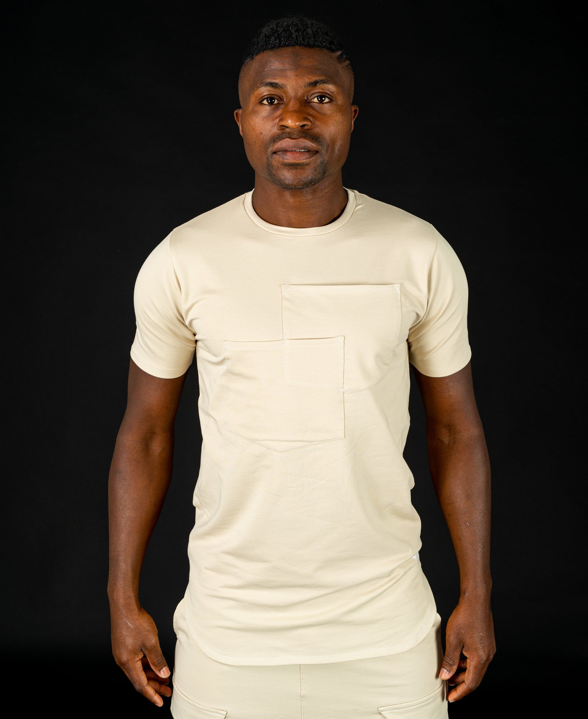 Beige t-shirt with special design - Fatai Style
