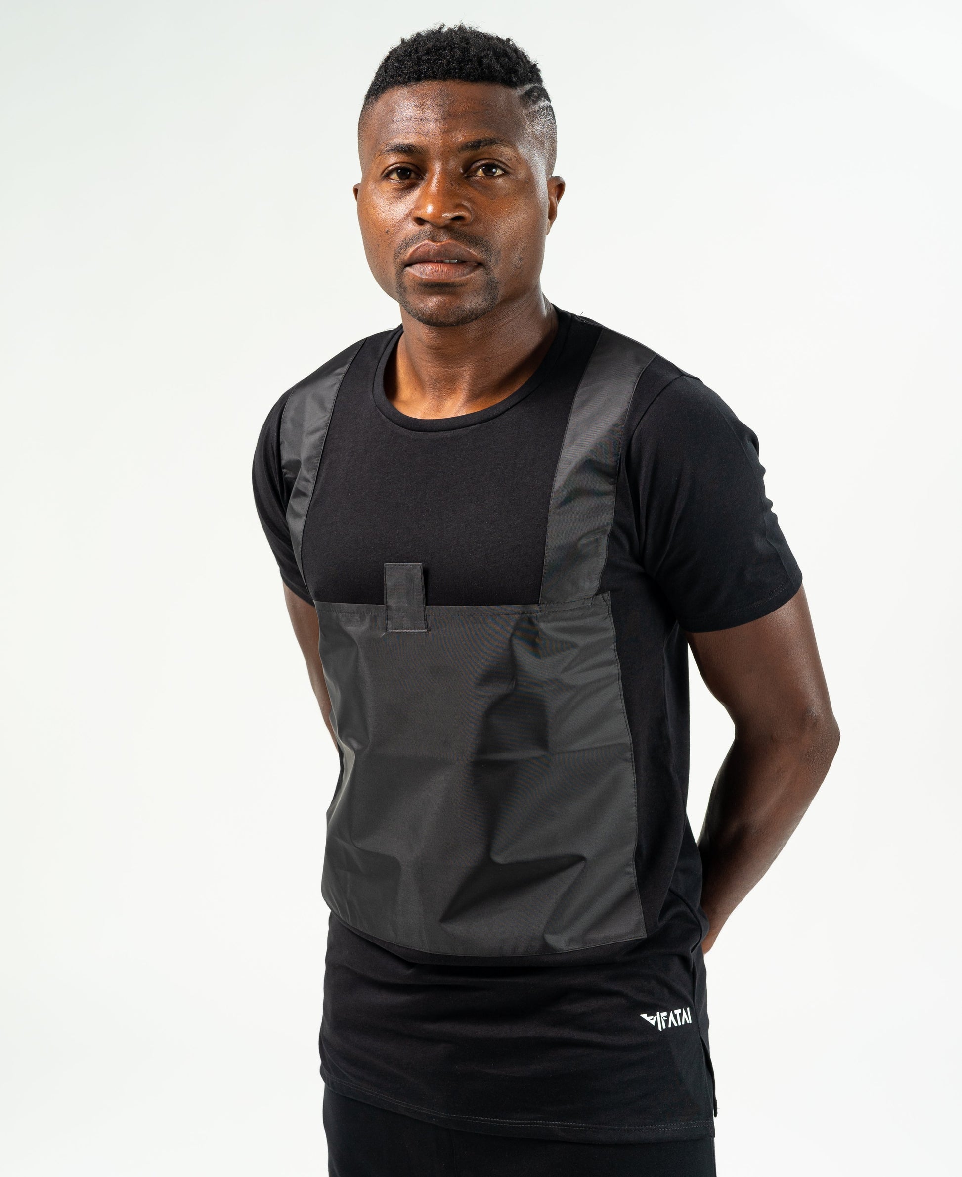 Black t-shirt with bulletproof design - Fatai Style