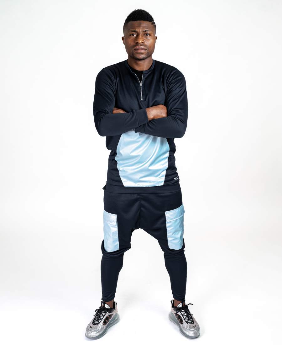 Bleumarin tracksuit with blue design - Fatai Style