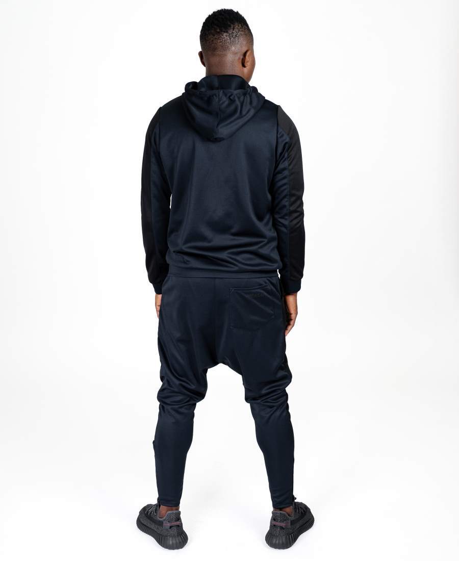 Bleumarin tracksuit with big black lines - Fatai Style