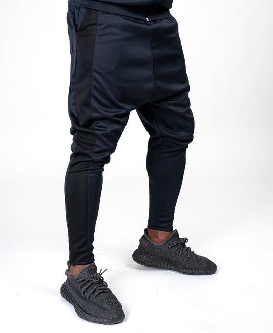Bleumarin trousers with big black line - Fatai Style