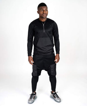 Black tracksuit with black design - Fatai Style