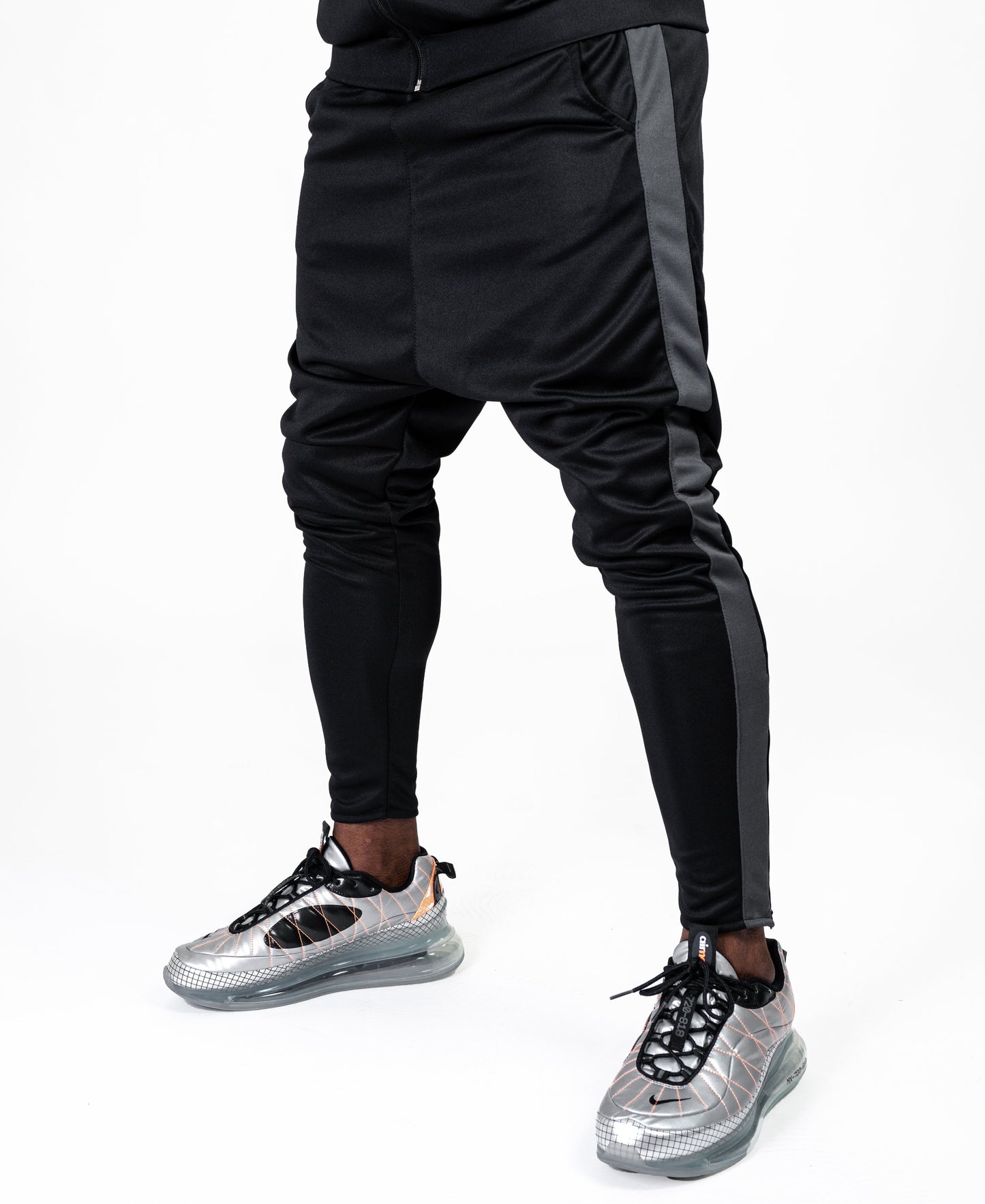 Black trousers with grey line - Fatai Style
