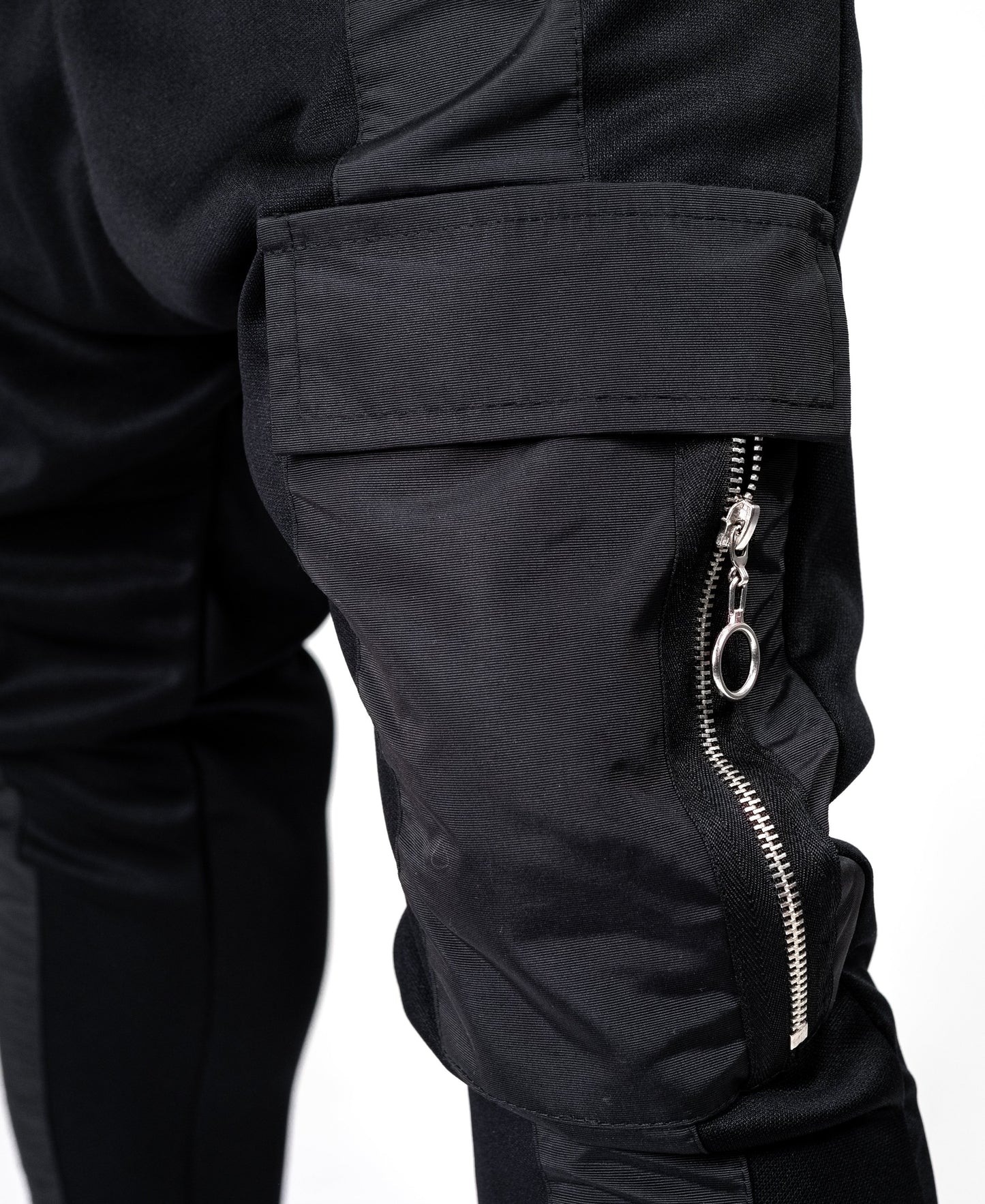 Black trousers with straight black line and one pocket - Fatai Style
