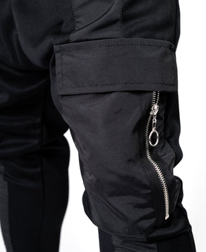 Black trousers with straight black line and one pocket - Fatai Style