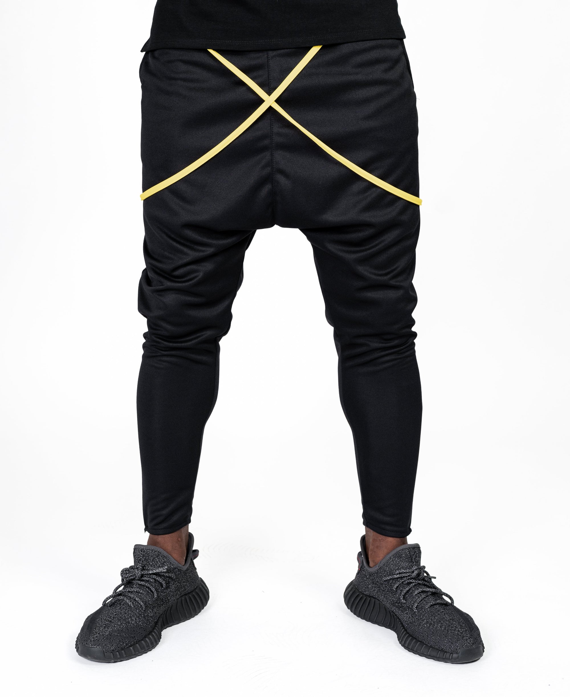 Black trousers with yellow design - Fatai Style