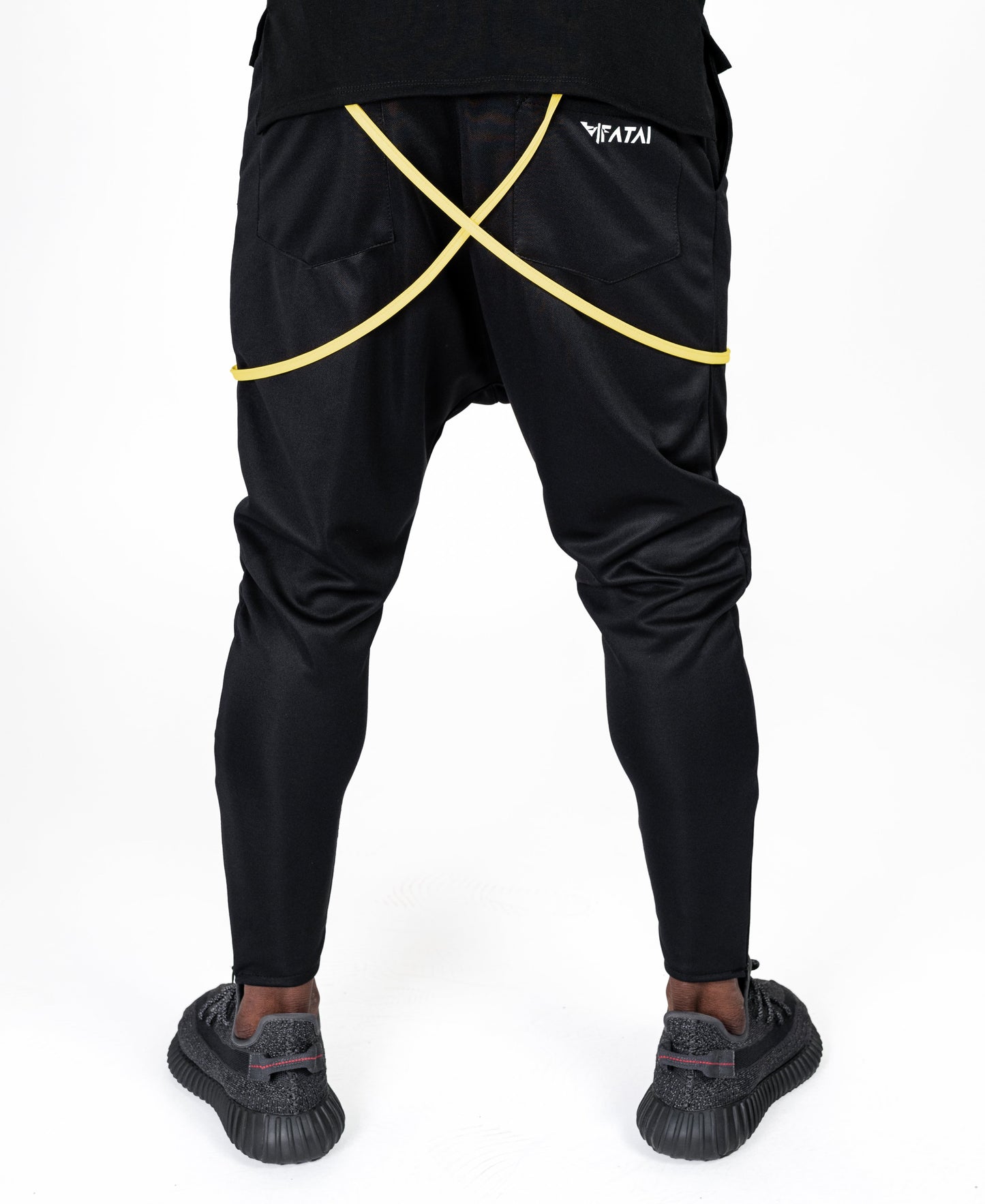 Black trousers with yellow design - Fatai Style