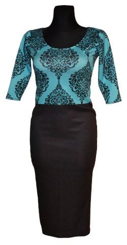 Dress ''Grey Blue'' - Fatai Style