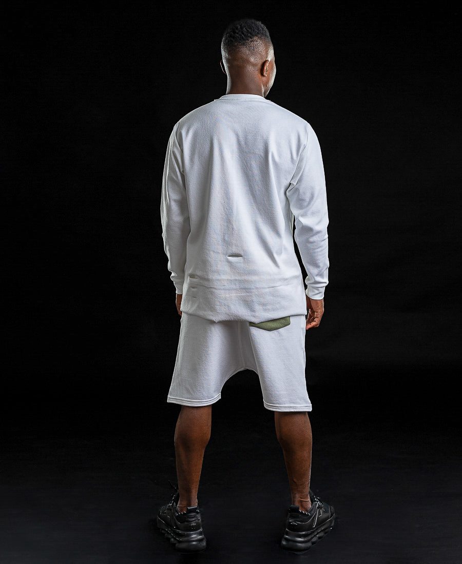 Compleu alb cu detalii