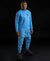 Bleu tracksuit with printed text