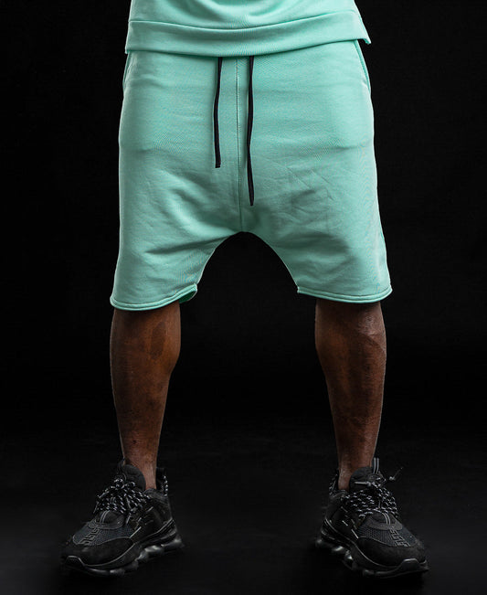 Pantaloni scurti verde menta