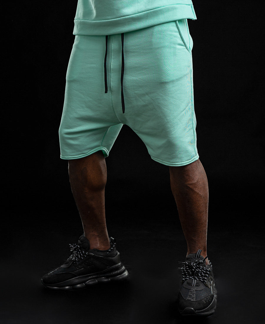 Pantaloni scurti verde menta