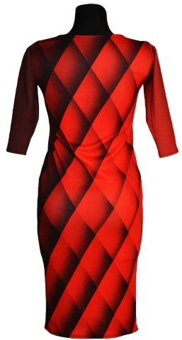 Dress ''Dark Red'' - Fatai Style